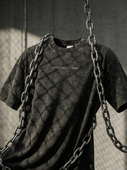 RAVE IS NOT A CRIME - Stone Washed - 2