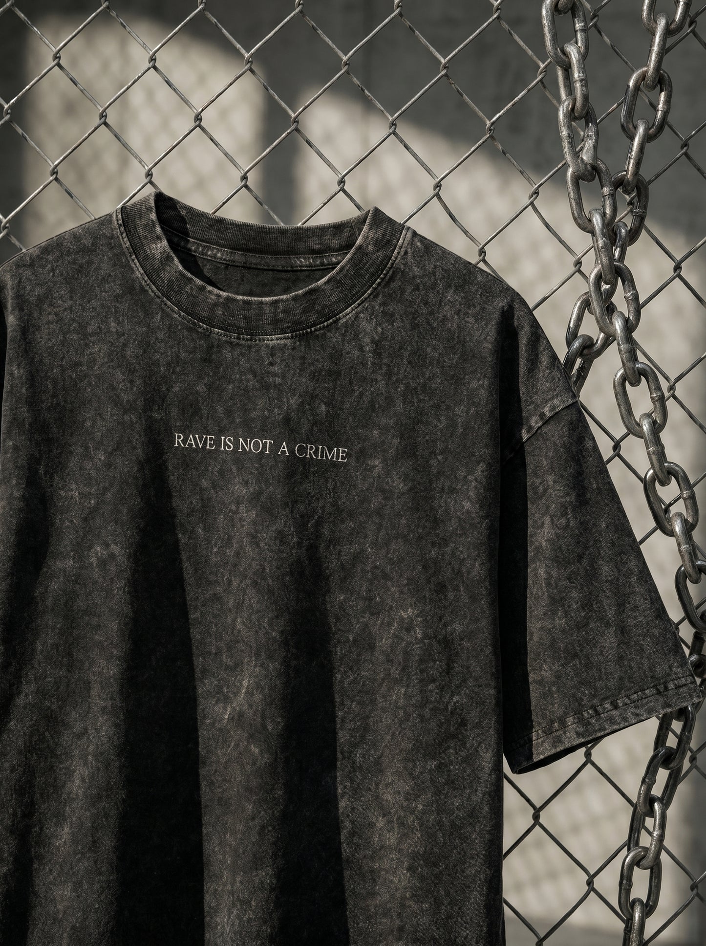 RAVE IS NOT A CRIME - Stone Washed - 5