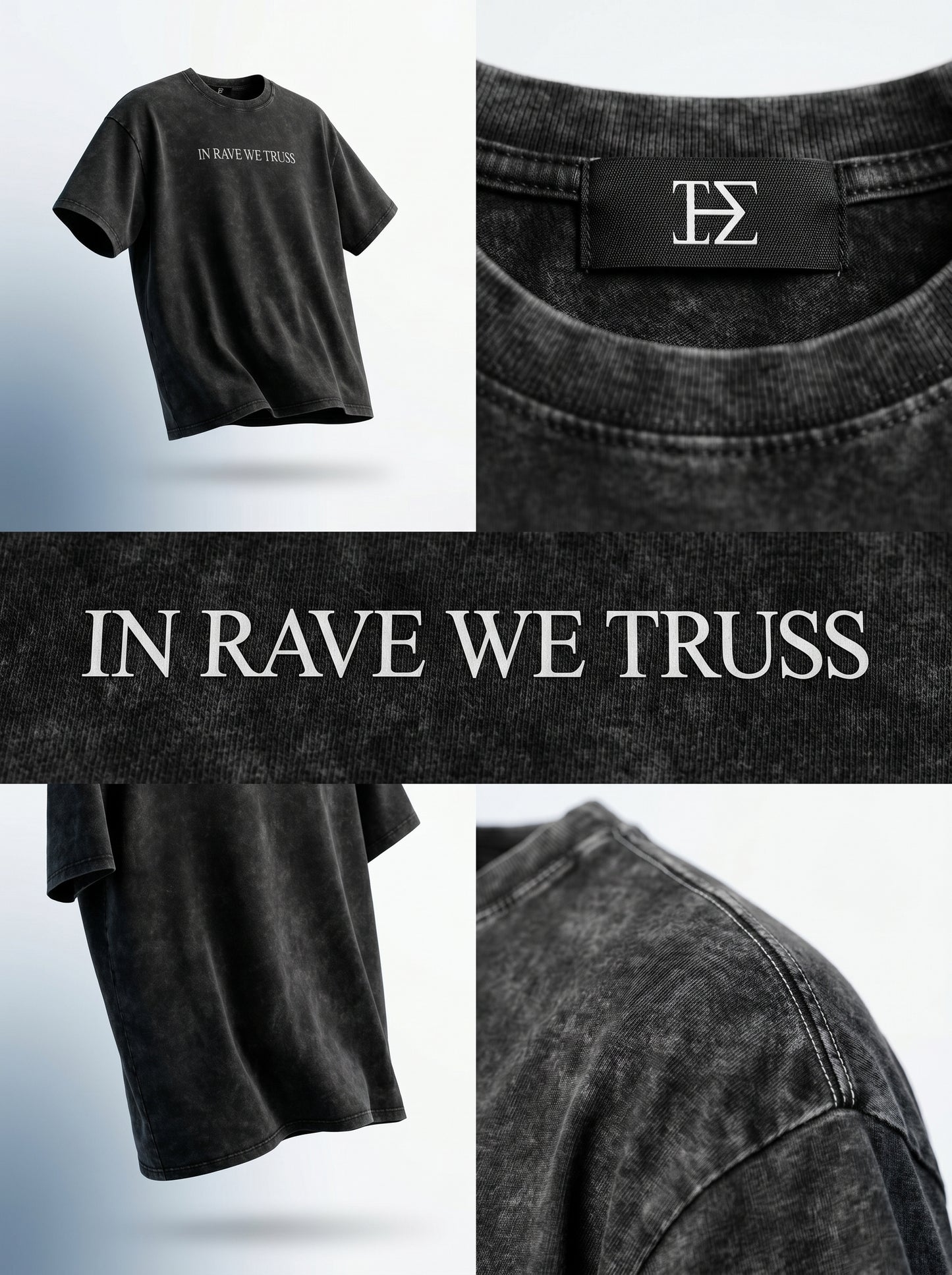 IN RAVE WE TRUSS - WHITE - 3x